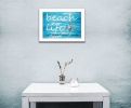 "Beach Life" By Cindy Jacobs, Printed Wall Art, White Frame