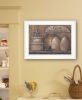 "Love Abides Here Shelf" By Pam Britton Print, White Frame