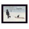 "Together" By Bonnie Mohr, Printed Wall Art, Black Frame