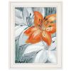 "Tiger Lily in Orange" by Roey Ebert, Print, White Frame