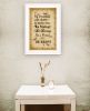 "BEE HAPPY" By Trendy Decor 4U, Print, White Frame