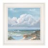 "Beautiful Day Triptych III" Framed Print, White Frame