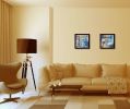 "Yoga II Collection" 2-Piece Vignette Printed Wall Art, Black Frame