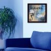 "Yoga Series - Mantra" By Debbie DeWitt, Wall Art, Framed, Black