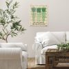 "Ivy Welcome" By Artisan Cindy Jacobs, Printed on Wooden Picket Fence Wall Art