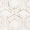 Ralston Ivory Geometric Carved Wood Wall Decor