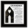 "My Grandma is the Best" by Cindy Jacobs Framed Print, Black Frame