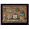 "Treasures on the Shelf II" By Pam Britton Framed Print, Black Frame