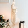 Black Moon Dream Catcher; Hanging Wall Decor